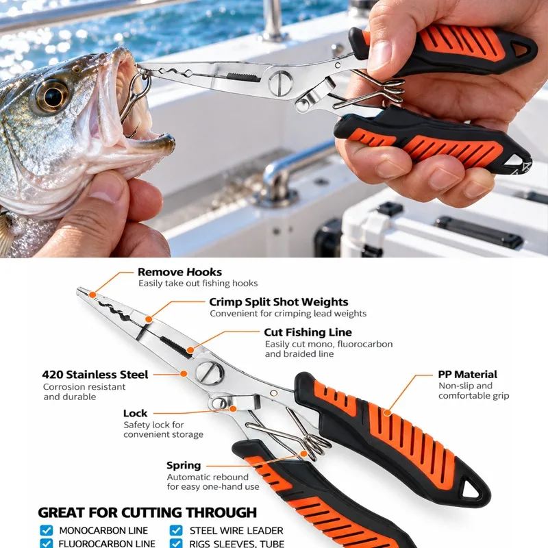 Ensemble de pinces de pêche mu - Fishing Line Cutter avis et prix