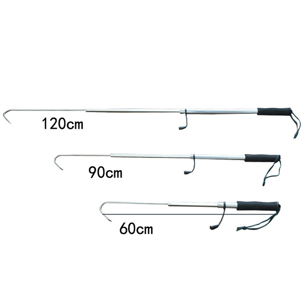Gaff télescopique en acier ino - Fishing Line Dispenser avis et prix